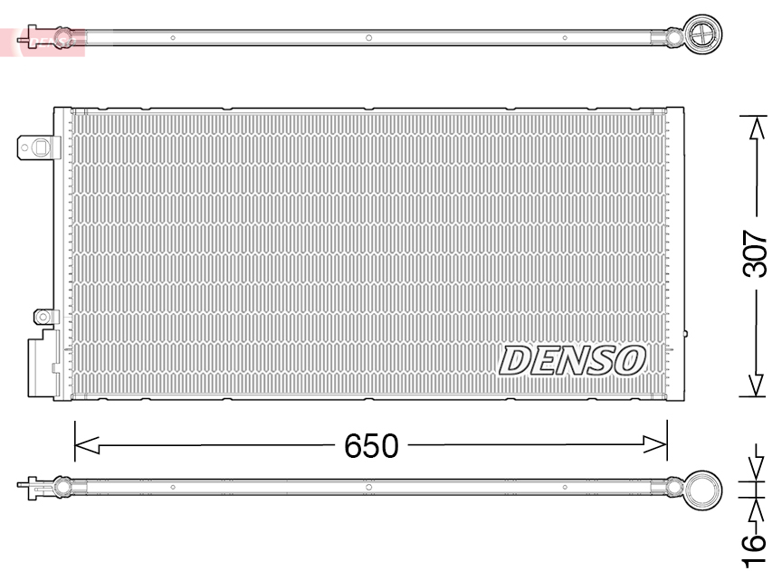 DCN15005: Конденсор кондиционера Denso DCN15005 купить