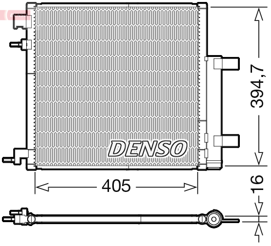 DCN15006: Конденсор кондиционера Denso DCN15006 купить
