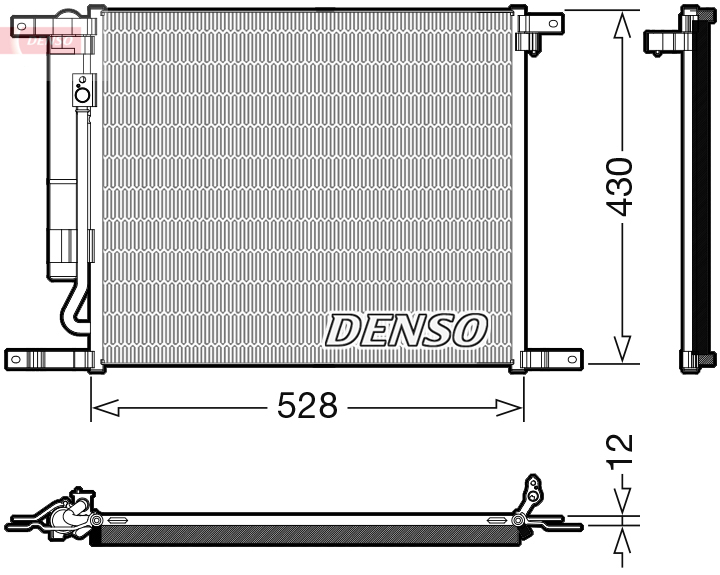 DCN15009: Конденсор кондиционера Denso DCN15009 купить