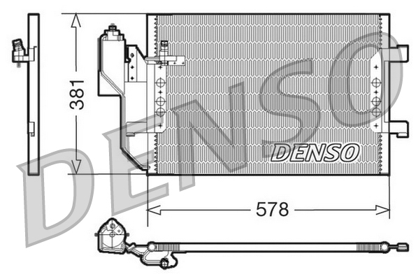 DCN17002: Конденсор кондиционера Denso DCN17002 купить
