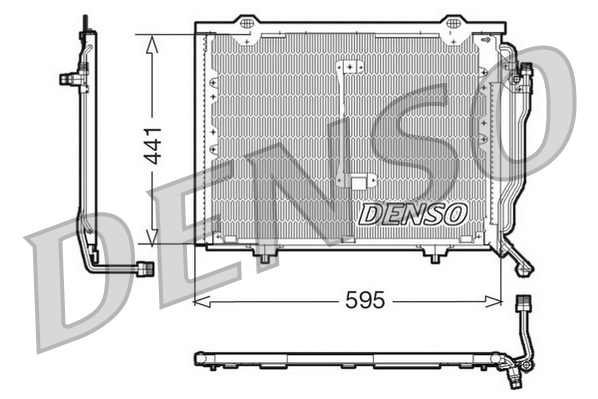 DCN17012: Конденсор кондиционера Denso DCN17012 купить