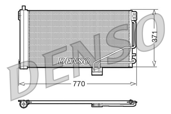 DCN17014: Конденсор кондиционера Denso DCN17014 купить