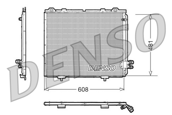 DCN17017: Конденсор кондиционера Denso DCN17017 купить