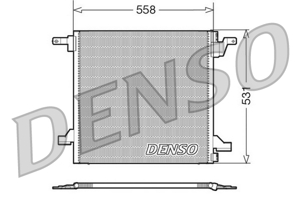 DCN17022: Конденсор кондиционера Denso DCN17022 купить