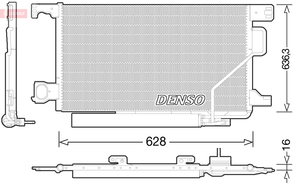 DCN17023: Конденсор кондиционера Denso DCN17023 купить