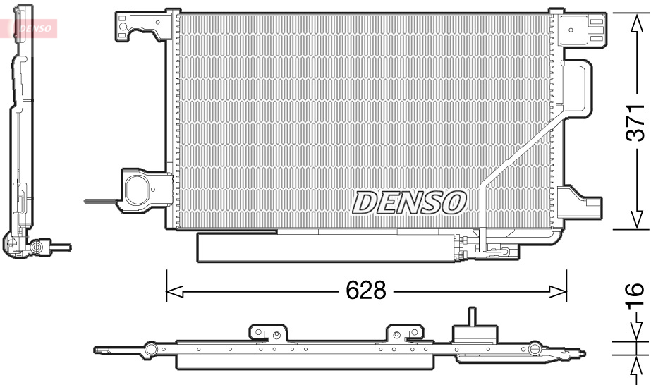 DCN17026: Конденсор кондиционера Denso DCN17026 купить