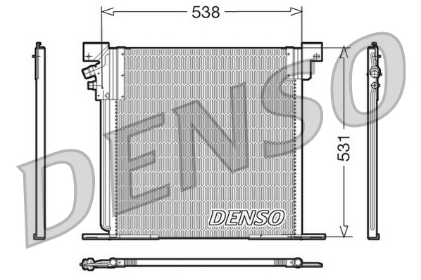 DCN17030: Конденсор кондиционера Denso DCN17030 купить