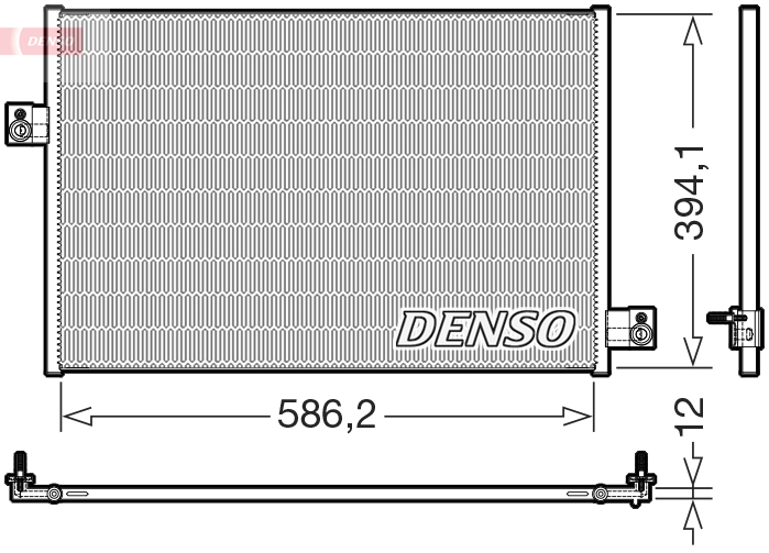 DCN17036: Конденсор кондиционера Denso DCN17036 купить
