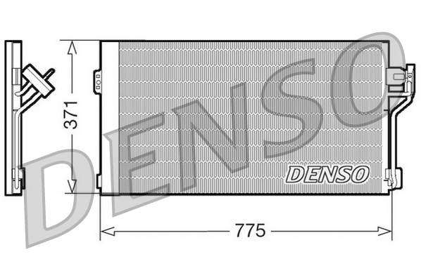 DCN17050: Конденсор кондиционера Denso DCN17050 купить