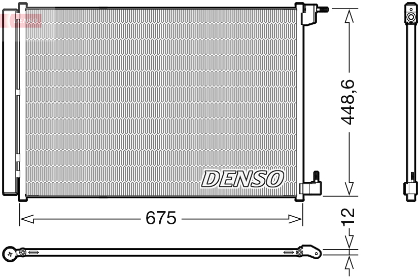 DCN17060: Конденсор кондиционера Denso DCN17060 купить