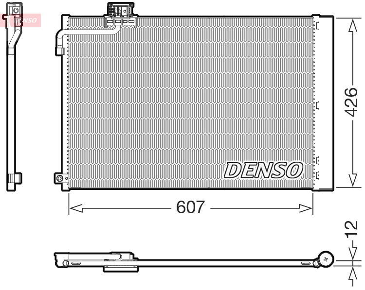 DCN17064: Конденсор кондиционера Denso DCN17064 купить
