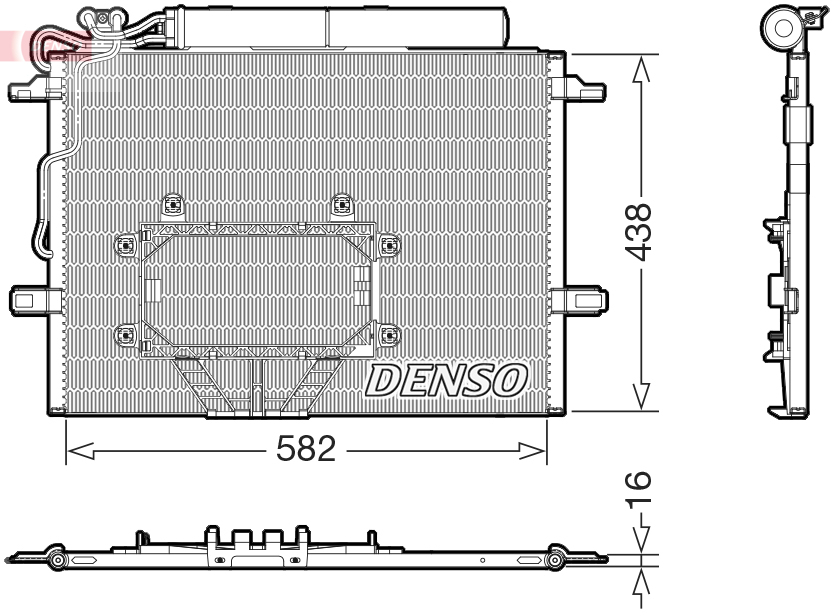 DCN17065: Конденсор кондиционера Denso DCN17065 купить