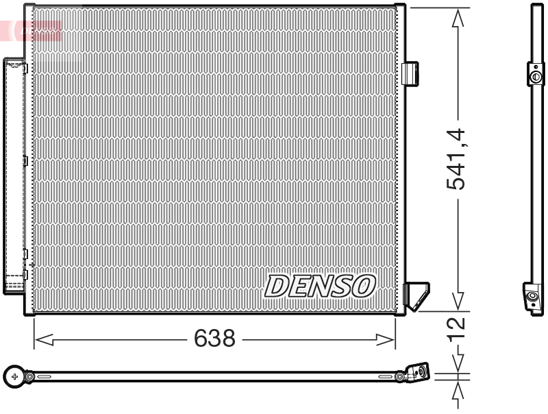 DCN17066: Конденсор кондиционера Denso DCN17066 купить
