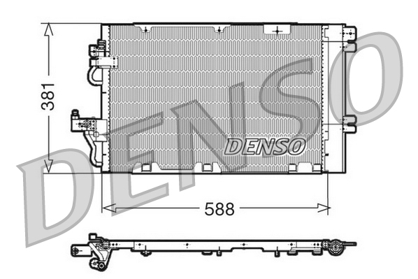DCN20010: Конденсор кондиционера Denso DCN20010 купить