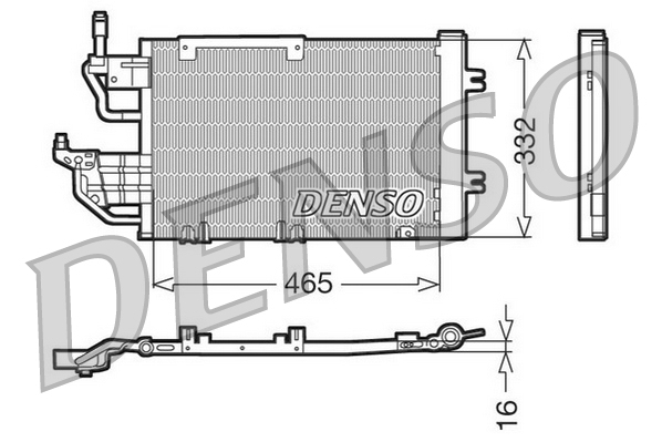 DCN20013: Конденсор кондиционера Denso DCN20013 купить
