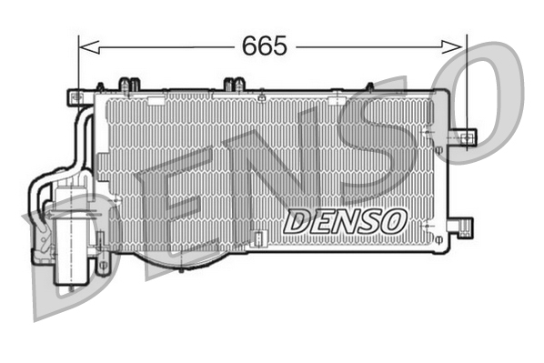 DCN20016: Конденсор кондиционера Denso DCN20016 купить