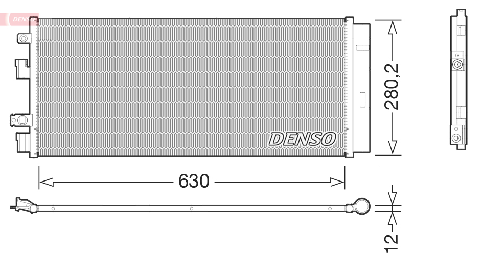 DCN20018: Конденсор кондиционера Denso DCN20018 купить