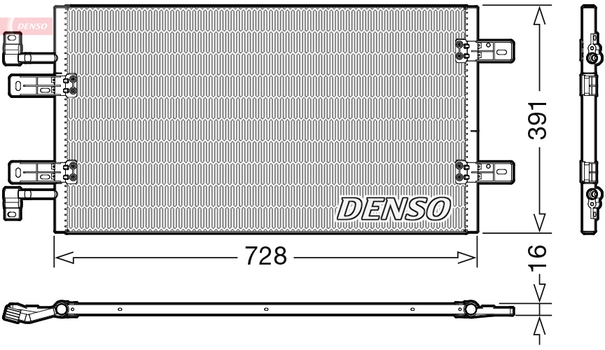 DCN20019: Конденсор кондиционера Denso DCN20019 купить