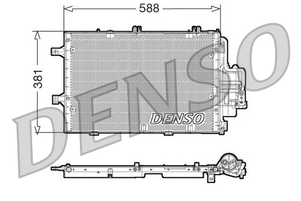 DCN20020: Конденсор кондиционера Denso DCN20020 купить