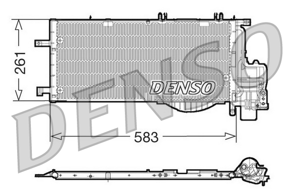 DCN20022: Конденсор кондиционера Denso DCN20022 купить