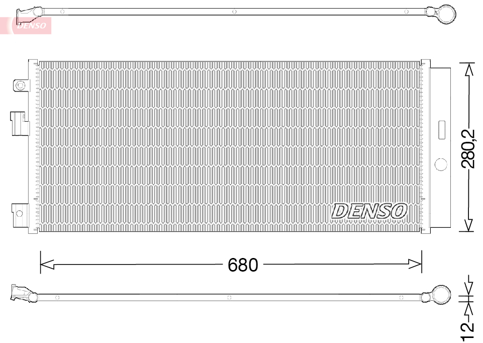DCN20023: Конденсор кондиционера Denso DCN20023 купить