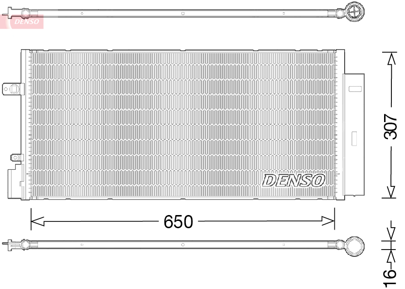 DCN20024: Конденсор кондиционера Denso DCN20024 купить