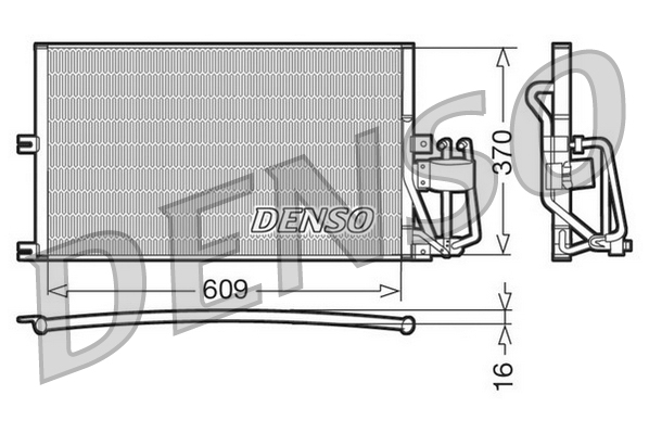 DCN20029: Конденсор кондиционера Denso DCN20029 купить