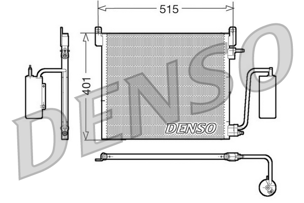 DCN20033: Конденсор кондиционера Denso DCN20033 купить