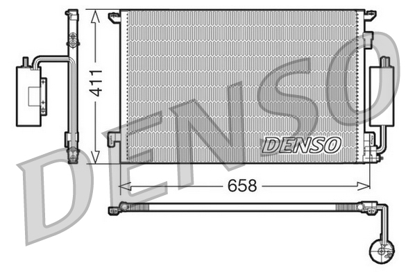 DCN20034: Конденсор кондиционера Denso DCN20034 купить