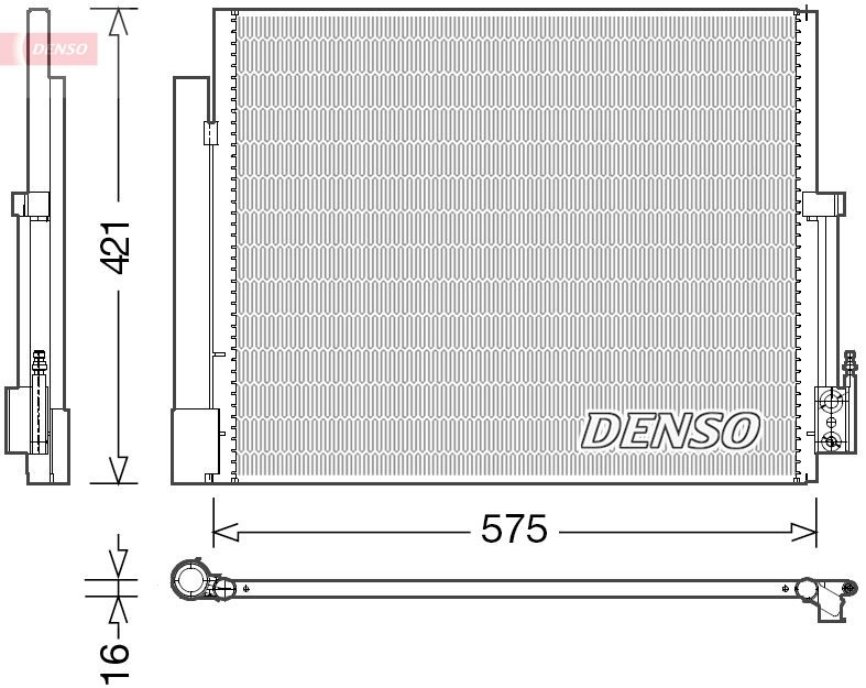 DCN20036: Конденсор кондиционера Denso DCN20036 купить