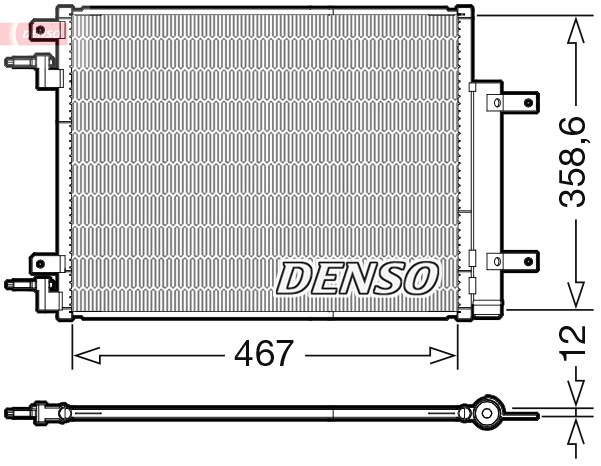 DCN20046: Конденсор кондиционера Denso DCN20046 купить
