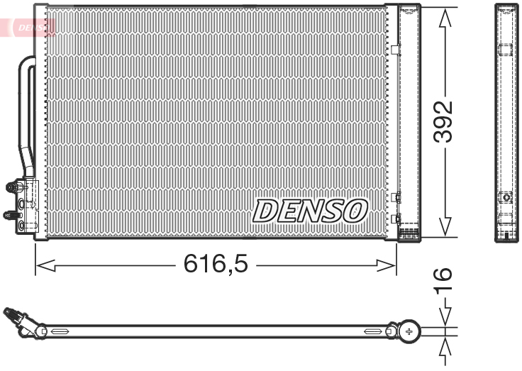 DCN20049: Конденсор кондиционера Denso DCN20049 купить