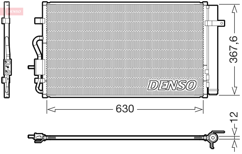 DCN20050: Конденсор кондиционера Denso DCN20050 купить