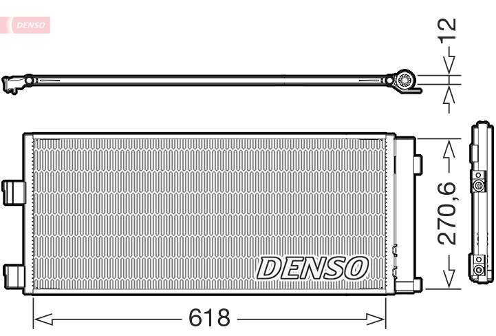 DCN20052: Конденсор кондиционера Denso DCN20052 купить