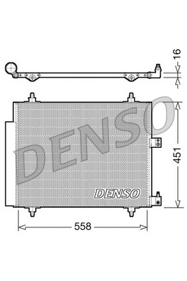 DCN21005: Конденсор кондиционера Denso DCN21005 купить