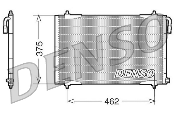 DCN21006: Конденсор кондиционера Denso DCN21006 купить