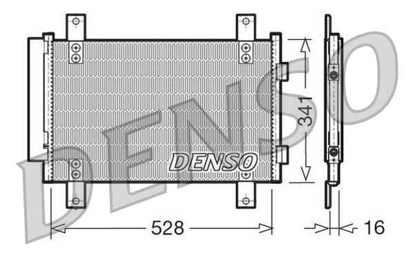 DCN21007: Конденсор кондиционера Denso DCN21007 купить