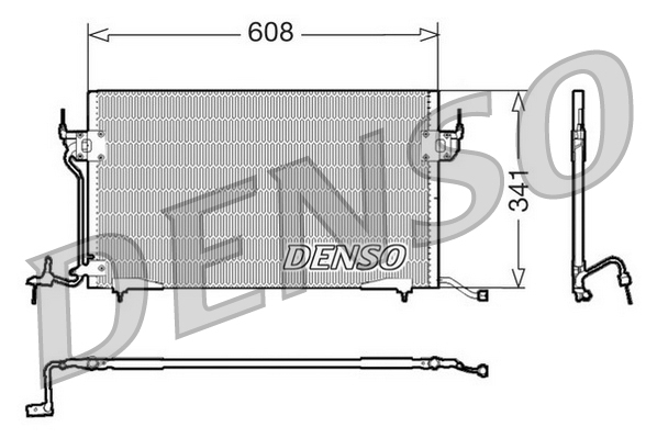 DCN21010: Конденсор кондиционера Denso DCN21010 купить