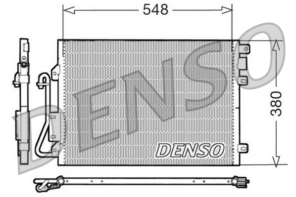 DCN23008: Конденсор кондиционера Denso DCN23008 купить