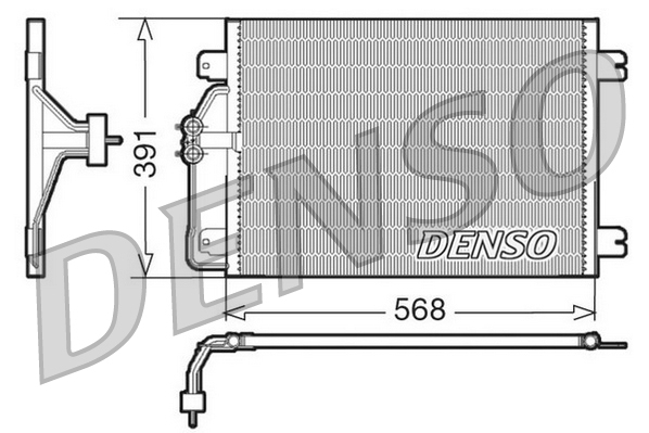 DCN23010: Конденсор кондиционера Denso DCN23010 купить