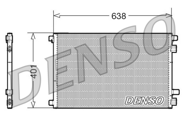 DCN23012: Конденсор кондиционера Denso DCN23012 купить