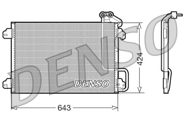 DCN23013: Конденсор кондиционера Denso DCN23013 купить