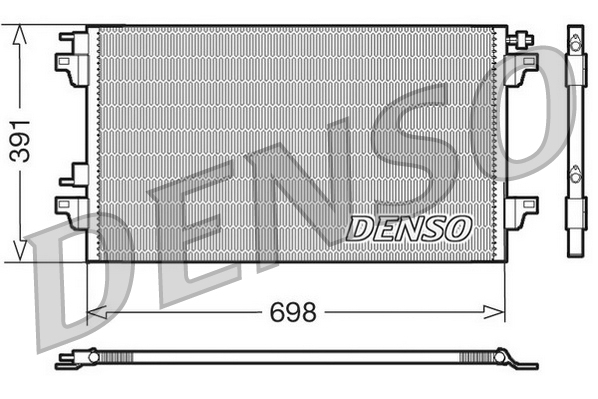 DCN23015: Конденсор кондиционера Denso DCN23015 купить