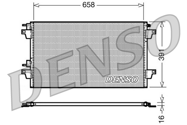 DCN23018: Конденсор кондиционера Denso DCN23018 купить