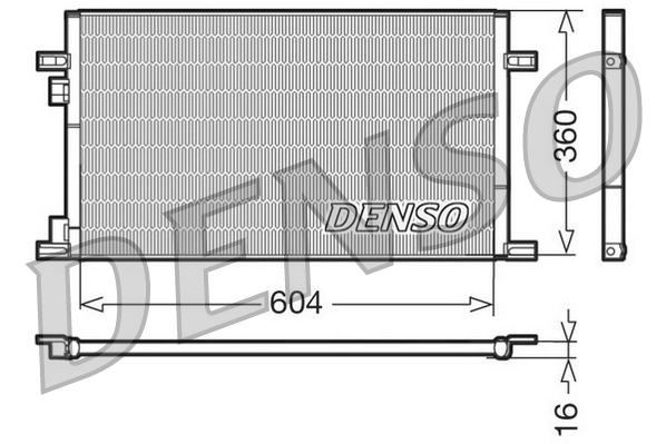 DCN23019: Конденсор кондиционера Denso DCN23019 купить