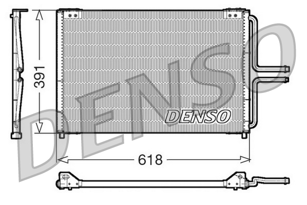 DCN23020: Конденсор кондиционера Denso DCN23020 купить