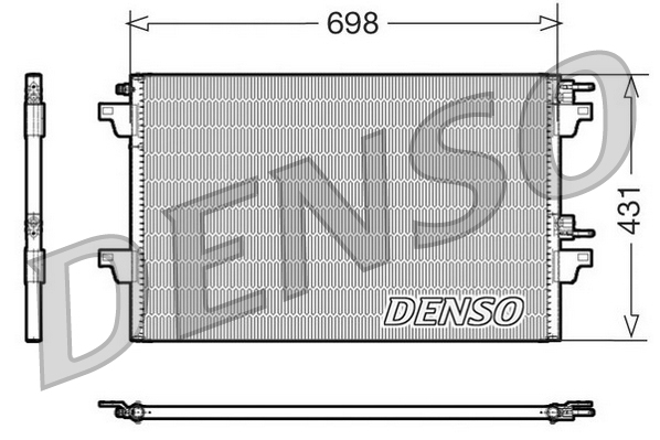 DCN23021: Конденсор кондиционера Denso DCN23021 купить
