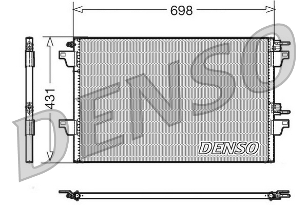 DCN23022: Конденсор кондиционера Denso DCN23022 купить
