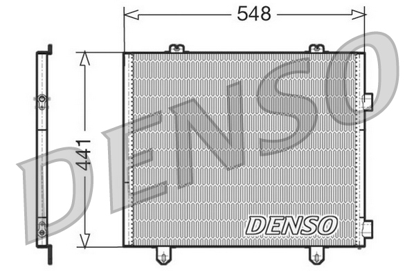 DCN23025: Конденсор кондиционера Denso DCN23025 купить
