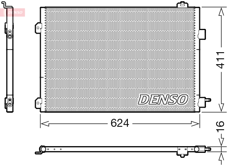 DCN23027: Конденсор кондиционера Denso DCN23027 купить